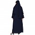 A-line abaya with a matching Instant Hijab- Navy Blue A-line abaya with a matching Instant Hijab- Navy Blue